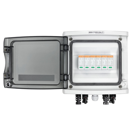 Solar Anschlusskasten 2-String DC 1000V T1 T2 4mm Mersen Doktorvolt DV-4494-FOT