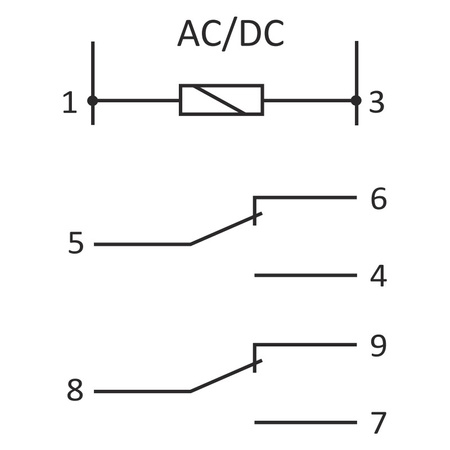 Zeitrelais mit Energie Aufrechterhaltung nach dem Stromausfall Multifunktionsrelais Wächter PCU-504UNI F&F 8503