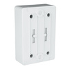 Verteilerkasten Feuchtraumverteiler Kleinverteiler IP65 2 Module Sicherungskasten Aufputz M-L 1x2 940.02