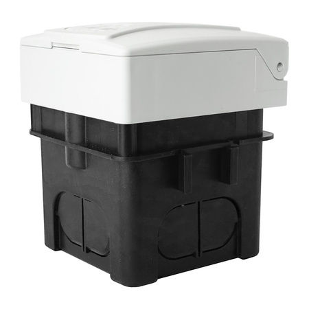 CEE Wandsteckdose mit Klappdeckel Unterputz 16A 5P 400V IP44 Steckdose IZV 1653