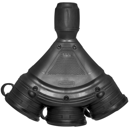 Dreifach-Steckdose Schuko IP44 3×2P+E 16A Schwarz 250V GN-X3/44S EXTREM W-01166