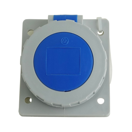 CEE Einbausteckdose schräg 16A 3P 230V IP67 IEG 1632 DV