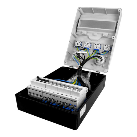 Stromverteiler TD-S/FI 2x32A 4x230 Baustromverteiler CEE Mennekes Doktorvolt DV-2190-D