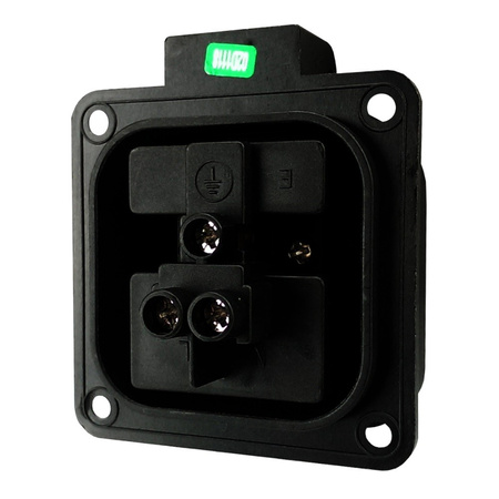 Schutzkontakt Steckdose englisch britisch schwarz PCE13A 2P+Z 230V IP44 PCE 1020-0S