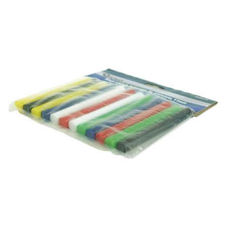 Heißklebesticks Klebepartonen bunt 11mm 12 Stück G20115