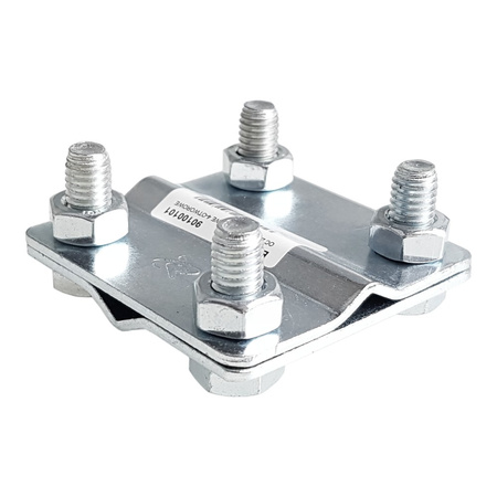 Kreuz-Erdungsverbinder Erdungs Kreuzklemme 4-Schraubig Blitzschutzgriff Erdungsklemme 1.1 OC
