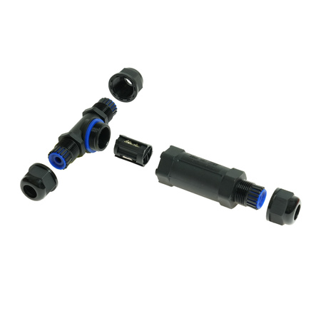 Hermetischer Kabelverteiler RKH2-3SS IP68 3-polig, dreifach, verschraubt W-00381