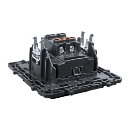 Kreuzschalter 10 AX Schalter schwarz Niloe Step 863507