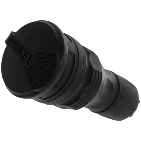 Tragbare zerlegbar Steckdose 230V Schuko IP44 mit Klappe Schwarz W-01150