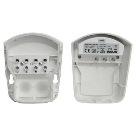 Bewegungsmelder Außenbereich 180 St. max 12m IP55 theLuxa S180 weiß TH-1010505