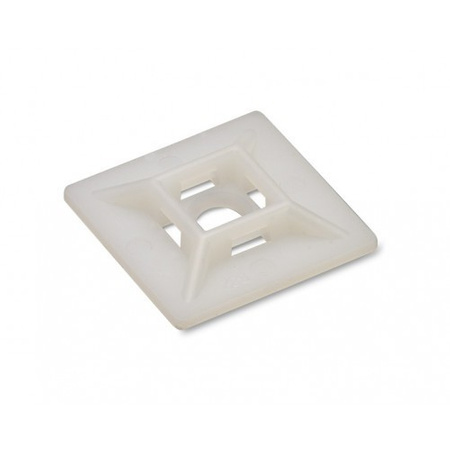 100 Stk. Kabelsockel Montagesockel für Kabelbinder selbstklebend weiß/schwarz Wahl 0732 0725 0756 BMN0901