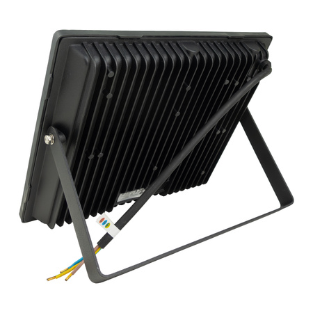 LED Außenstrahler mit Bewegungsmelder 100W GTV Flutlicht schwarz IP65 Außenwandstrahler 8000lm GT-GCX100W-40