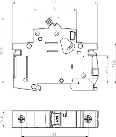 Leitungsschutzschalter 3P C32 10kA 3-Phasen-Sicherung Typ S VDE ETI 273231109