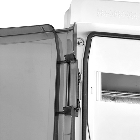 Aufputz Verteilerkasten HIGHT IP65 72 Module transparente Tür Marlanvil 4x18 940.72