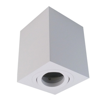 Deckenaufbauleuchte 50W IP20 weiss Qadrat Aluminium Aufputz Deckenlampe SENSA GTV OS-SEN5097KWB-10