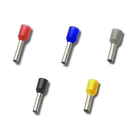 Aderendhülsen isoliert verzinkt 100 Stk verschiedene Größen 0473 0480 0503 0534 TI1L8