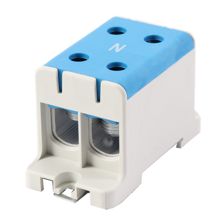 Hauptleitungsklemme Anschlussklemme ETB 95/1x2 Al/Cu Universalklemme elektroinstallation 4 Löcher Elektro Becov UK2095.12