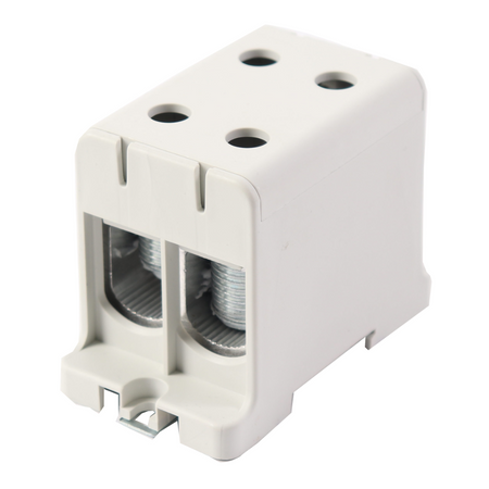 Hauptleitungsklemme Anschlussklemme ETB 150/1x2 Al/Cu Universalklemme elektroinstallation 4 Löcher Elektro Becov UK2150.21