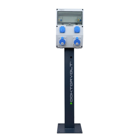 Campingverteiler Campingsäule auf Ständer TD-CAMP FI/LS 2x16A/3P 2x230V DV-1703-D