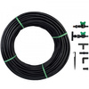 Bradas Set Tropfschlauch mit Zubehör WATER FLOW DRIP 50 m Durchmesser 16 mm 87 Elemente DSWWF50-SET2