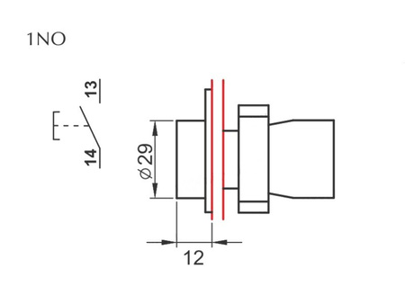 XBS Not Aus Schalter Taster Drucktaster Drucktastenschalter grüne Knopf NG22-EA31