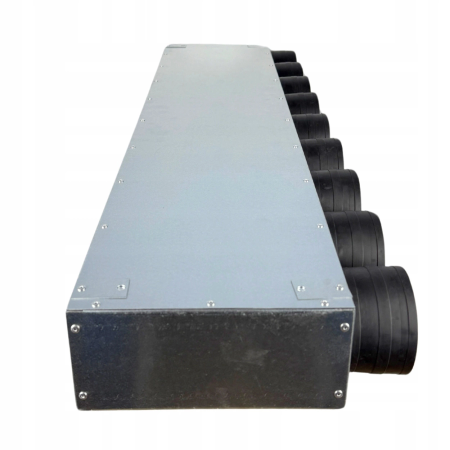 Lüftungsverteiler Verteilerkasten 9x75 Ø160 Wohnraumlüftung Luftverteiler E-KRR-9X75/160-OC (0+9+0)