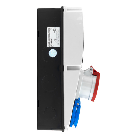 Baustromverteiler 2x16A 4x230V JUN ohne Sicherungen Steckdosen Bals DOKTORVOLT DV-6863-F