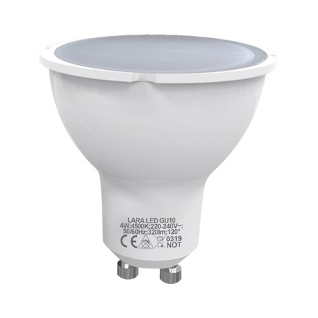 LED Leuchtmittel GU10 4W 4500K LARA LED 03667