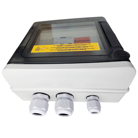 Doktorvolt Solar Anschlusskasten Photovoltaik AC SIEMENS 1P C20A 25A 300mA Überspannungsschutz T1 T2 DV-0720-FOT