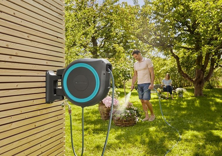 Gardena Schlauchaufroller Schlauchbox RollUp XL Gartenschlauch 35m 18630-20