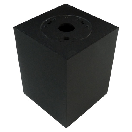 Deckenaufbauleuchte 50W IP20 schwarz Qadrat Aluminium Aufputz Deckenlampe SENSA GTV OS-SEN5097KWCZ-00