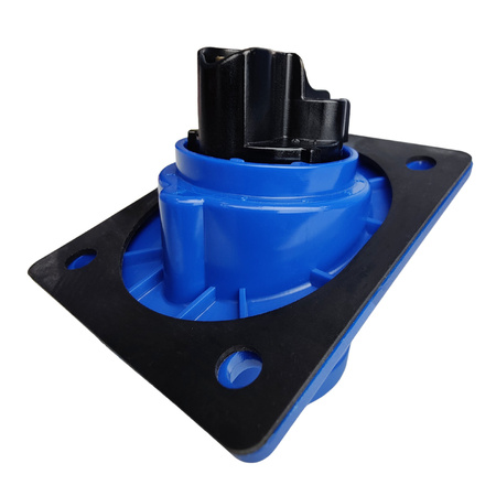 PCE Einbausteckdose schräg 16A 3P 230V 6h Anbausteckdose blau IP44 TWIST 413-6