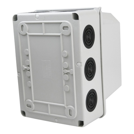 Abzweigkasten 150x110x135 10 Dichtmembranen IP65 Aufputz Abzweigdose Verbindungsdose Industriegehäuse IP66 M-L 008.PG.CA.G