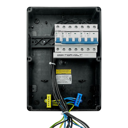 Baustromverteiler 16A 32A CEE 3x230V LS-Schalter Stromverteiler Walter-Kraft mit Bals Steckdosen 4 WK-4311-D