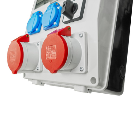 Baustromverteiler Stromverteiler ECO-S/FI 32A/5P 16A/5P 2x230V Doktorvolt DV-7938-F