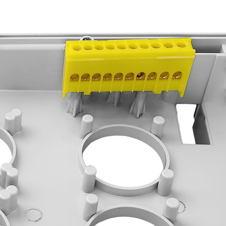 Stromverteiler leeres Gehäuse 1x14 Module mit Handgriff IP44 300x340mm TP Electric 3710-000-0000