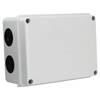 Abzweigkasten 150x110x70 mm 10 Dichtmembranen IP65 Aufputz Abzweigdose Verbindungsdose Industriegehäuse IP66 M-L 008.PG