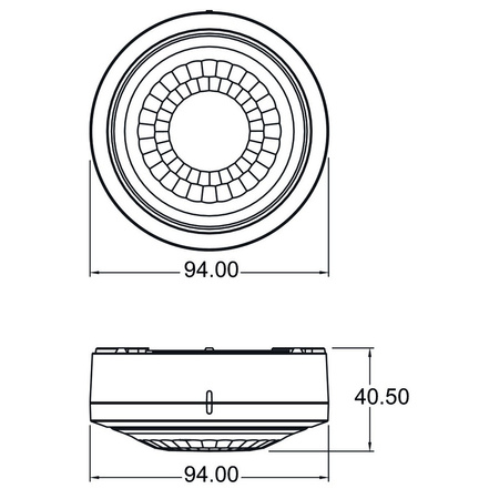 Bewegungsmelder Präsenzmelder LUXA Aufputz TH-1030062
