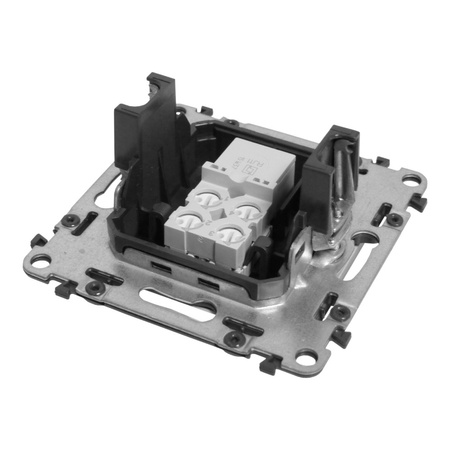 Telefonsteckdose RJ11 4pin aluminium Valena Life Legrand 753338