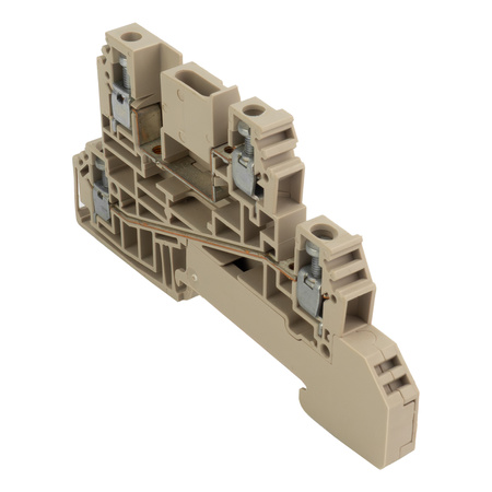 Steckverbinder WEIDMÜLLER Klemmen zweistufig 2,5 mm² 400V 2-polig für DIN‑Schiene Reihenklemme 24A WDL 2.5/L/L 1030300000