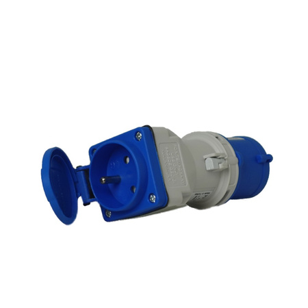 CEE Camping Adapter 16A auf 230V französisches System 3120-704-0900