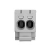 Universalklemme UK 35/2 A grau Leitungsklemme Anschlußklemme 4 Klemmstellen 2,5–35mm2 Pollmann 209 2090221