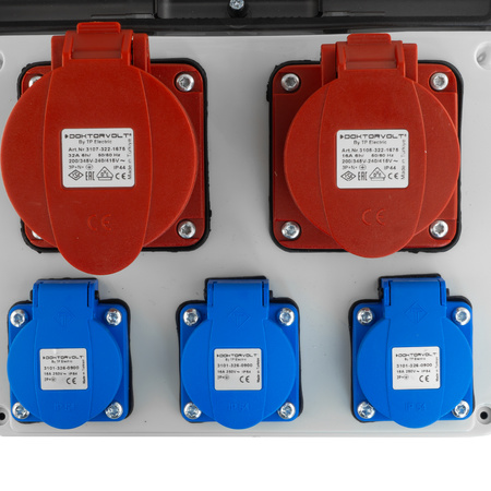 Baustromverteiler JUN 32A/16A/3x230V DOKTORVOLT® DV-6849-F