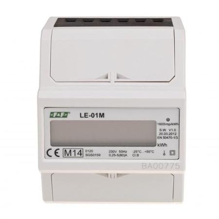 Stromverbrauchszähler mit Datenübertragung F&F LE-01M