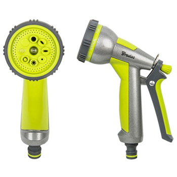 Multifunktionsbrause 8 Funktionen Metall Sprühpistole Gartenbrause LIME LINE BRADAS LE-5108