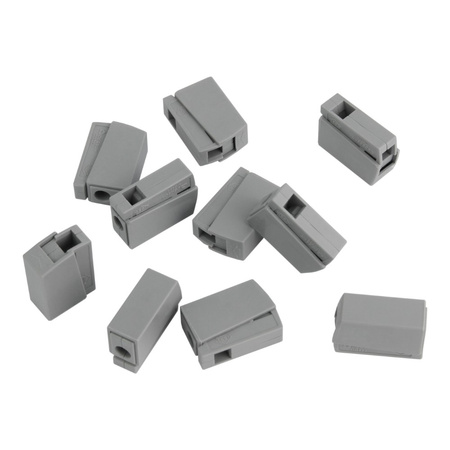 10 Stück Leuchtenklemmen 0,2-2,5mm2 450V 24A Lampenklemme VDE UL DGN 10-DG222-8.0-01P