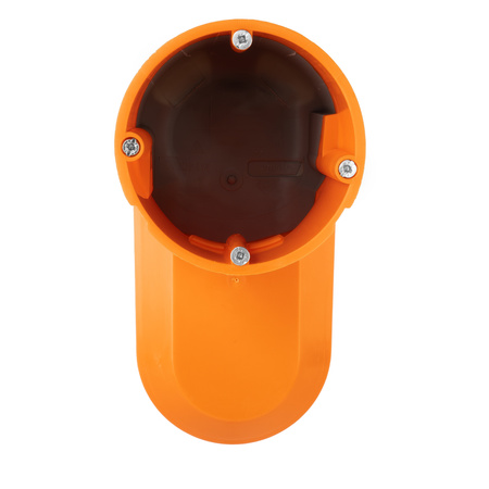 F-tronic Unterputzdose 10 Stück Elektronikdose winddicht Hohlwanddose 68 mm orange VDE 735 E5000