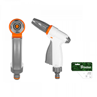 Spritzbrause Gartenbrause Sprühpistole Schlauchbrause Sprüher QUICK einstellbarer WHITE LINE Bradas WL-EN6TK
