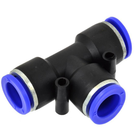 Schlauchverbinder PU/PE Druckluftverbinder Typ T 6 8 10 12 mm G03043