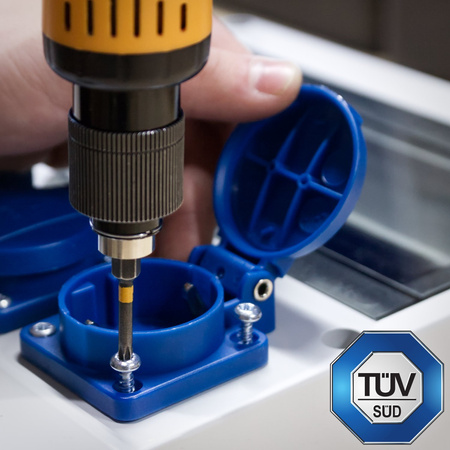 Stromverteiler TD 16A 32A 4x230V franz/belg System Mennekes Doktorvolt DV-6855-F